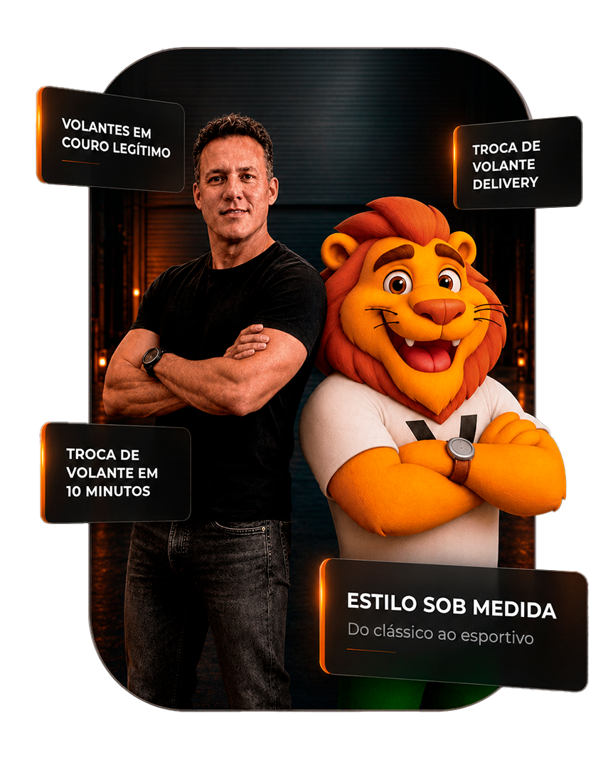 Samuel e o mascote Volantino